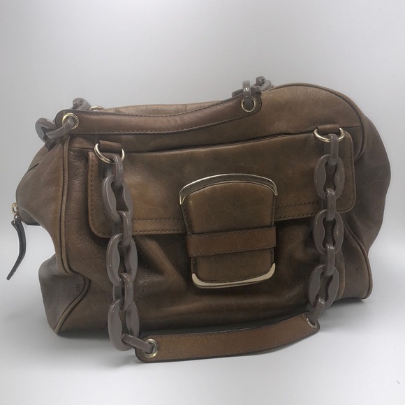Banana Republic Handbags - Banana Republic genuine leather satchel